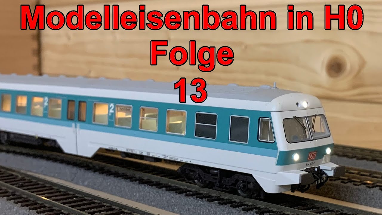 13.Modelleisenbahn H0 im Bau R&uuml;ckmeldung und die BR 614 [Modelleisenbahn,Modellbahn,Spur H0, Bau]