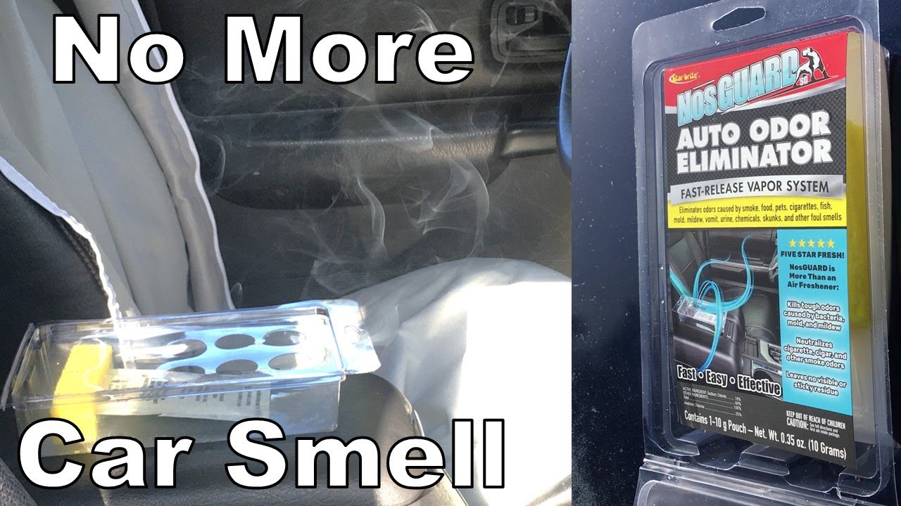 Get Rid of Stinky Car Smell with Chlorine Gas - NosGUARD Auto Odor Eliminator