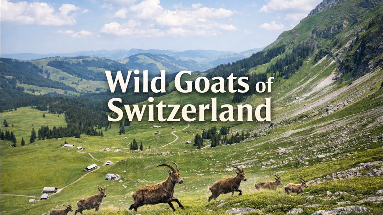 🇨🇭Where the Wild Goats Rule the Swiss Alps