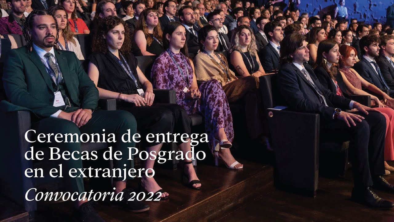 Ceremonia de entrega de Becas de Posgrado en el extranjero, Madrid I Convocatoria 2022
