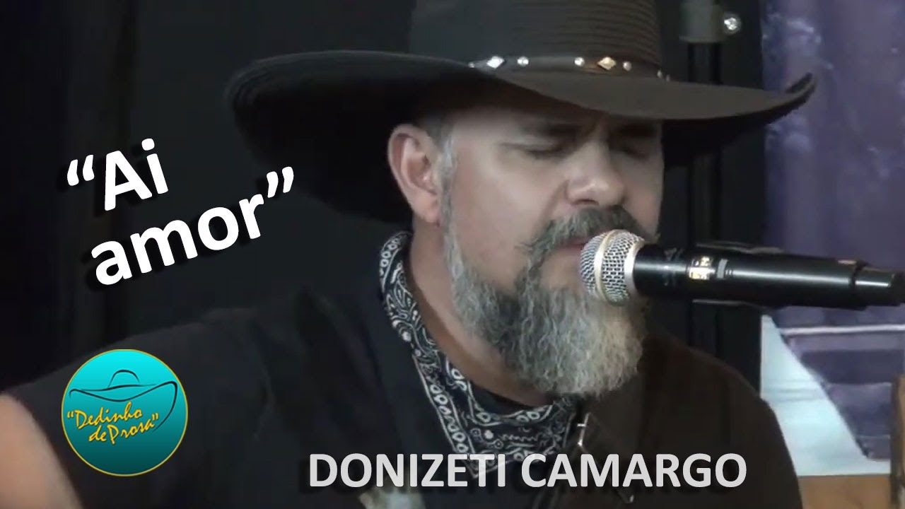 Donizeti Camargo canta “Ai amor” voz e violão