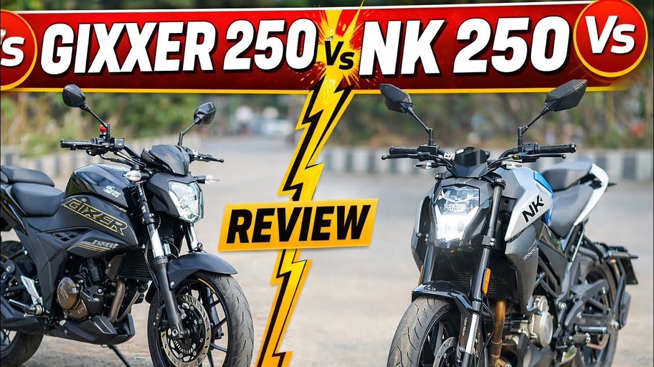 Gixxer 250 VS CF MOTO NK 250 review in Bangla . 