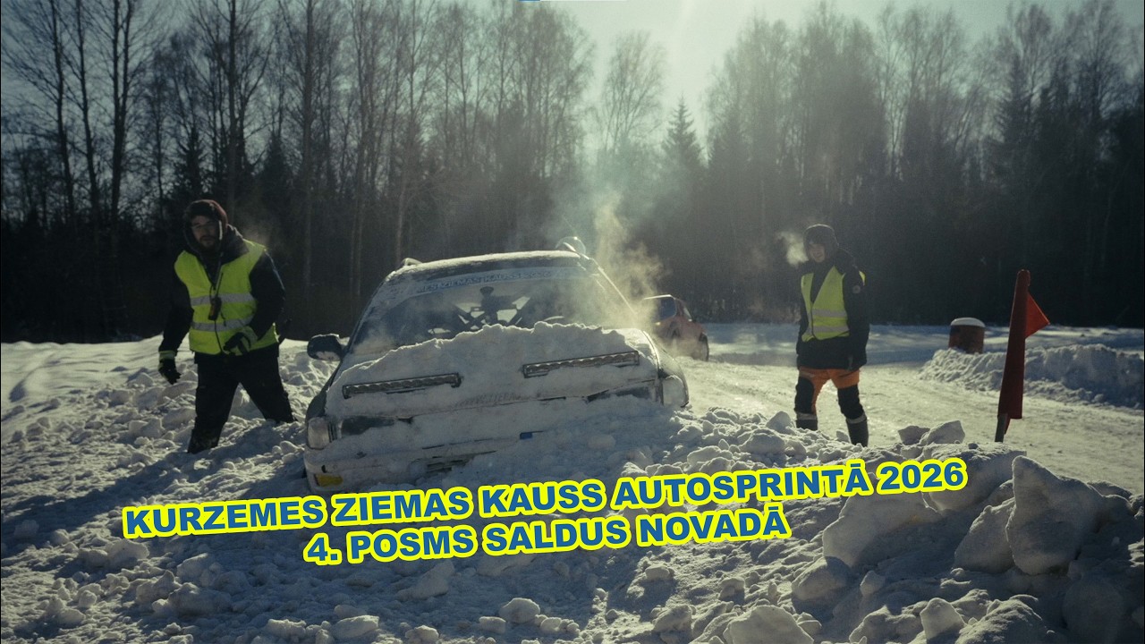 Kurzemes Ziemas Kauss Autosprintā 2026 4. Posms Saldus novadā