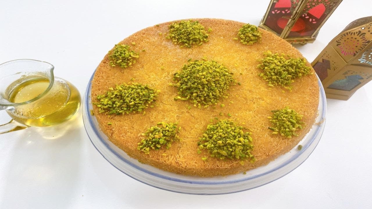 كنافة ناعمة بالقشطة احلى واسرع كنافة ممكن تعمليها #حلويات_رمضان