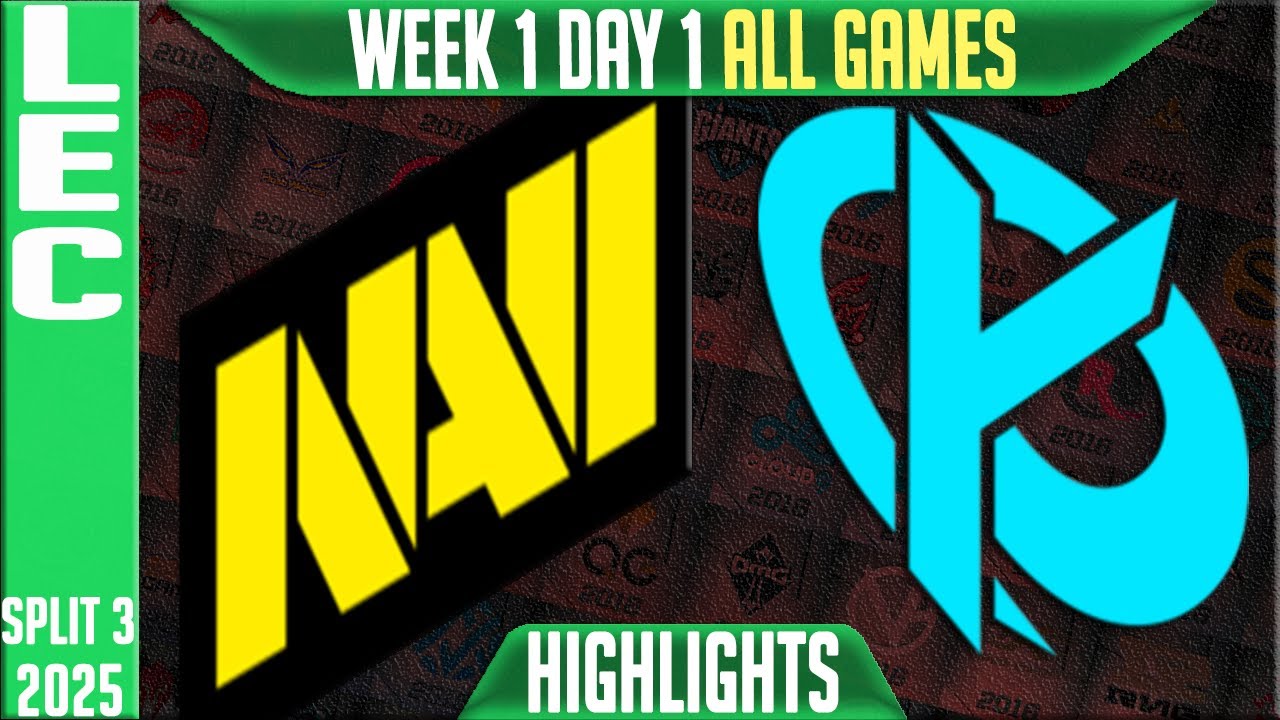 NAVI против KC: все игры, лучшие моменты | LEC, победа 1:1, разделение 3 | NAVI против Karmine Corp