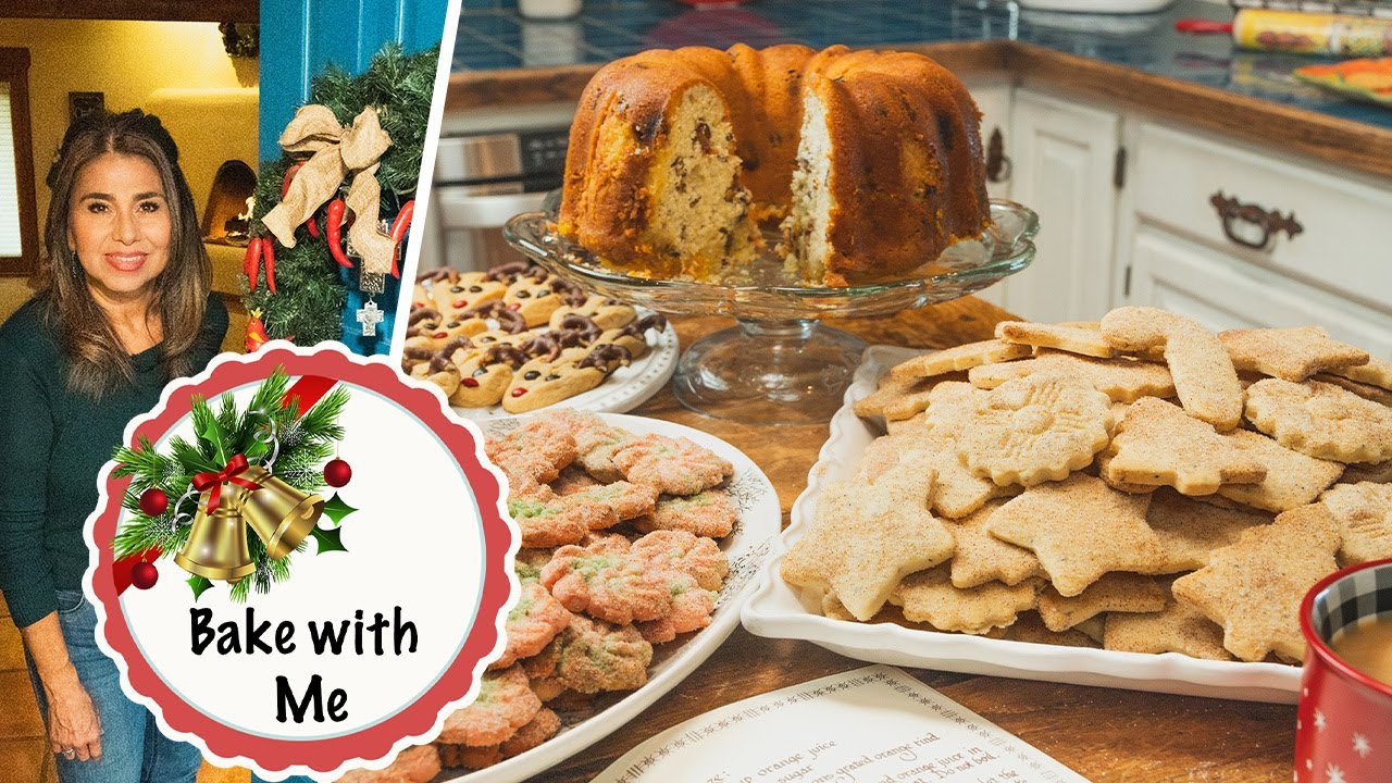 COME DO SOME HOLIDAY BAKING WITH ME: Biscochitos, Reindeer Peanut Butter Cookies, & a Christmas Cake