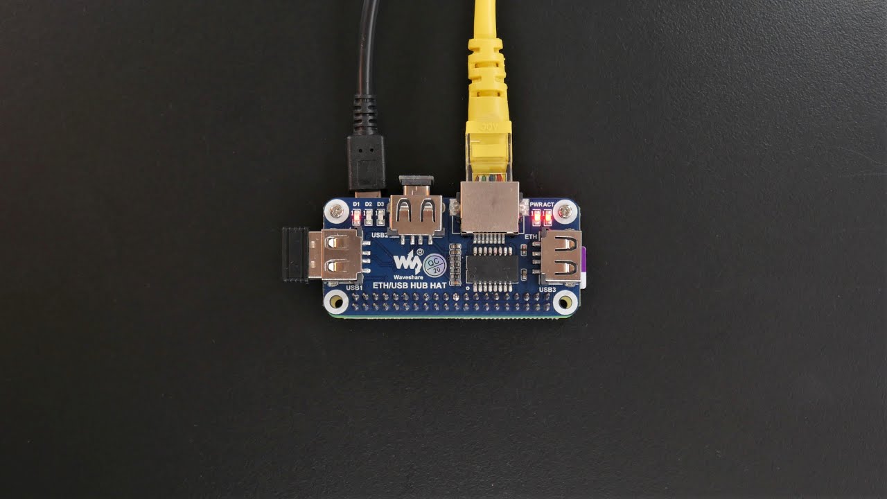 Mở hộp & Cài đặt HAT Ethernet & HUB USB trên Raspberry Pi Zero 2 W