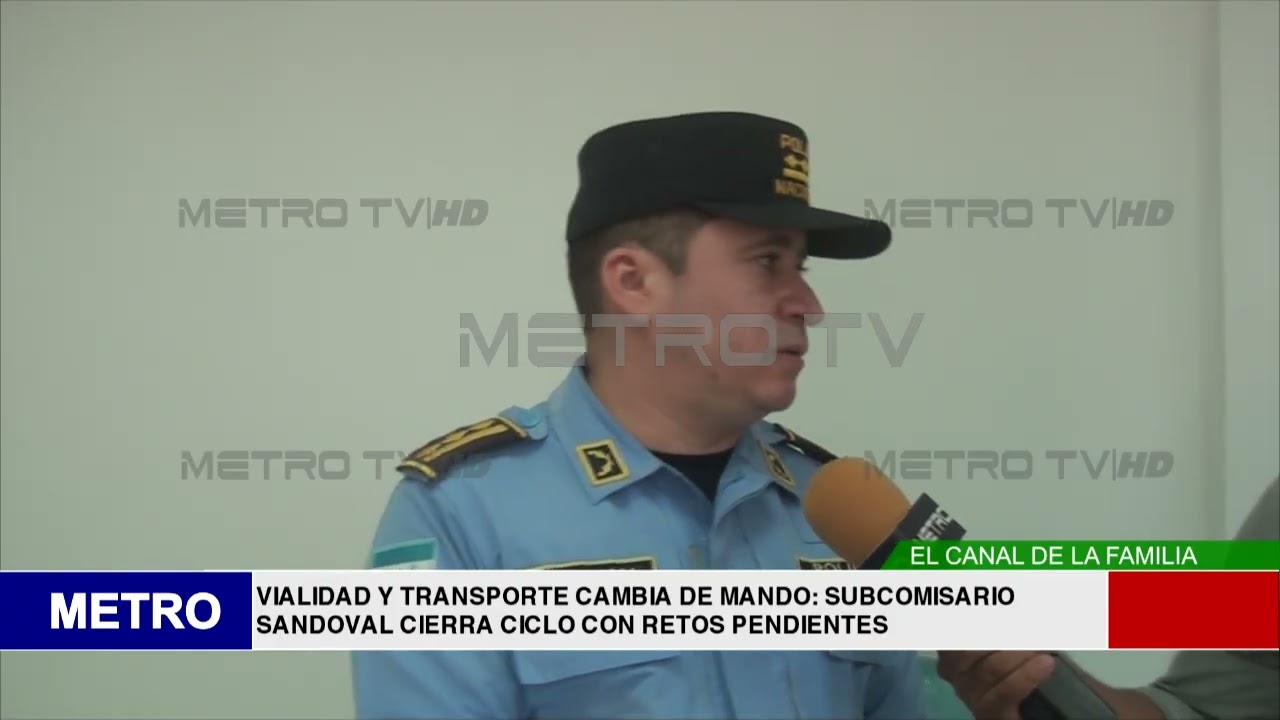 VIALIDAD Y TRANSPORTE CAMBIA DE MANDO SUBCOMISARIO SANDOVAL CIERRA CICLO CON RETOS PENDIENTES