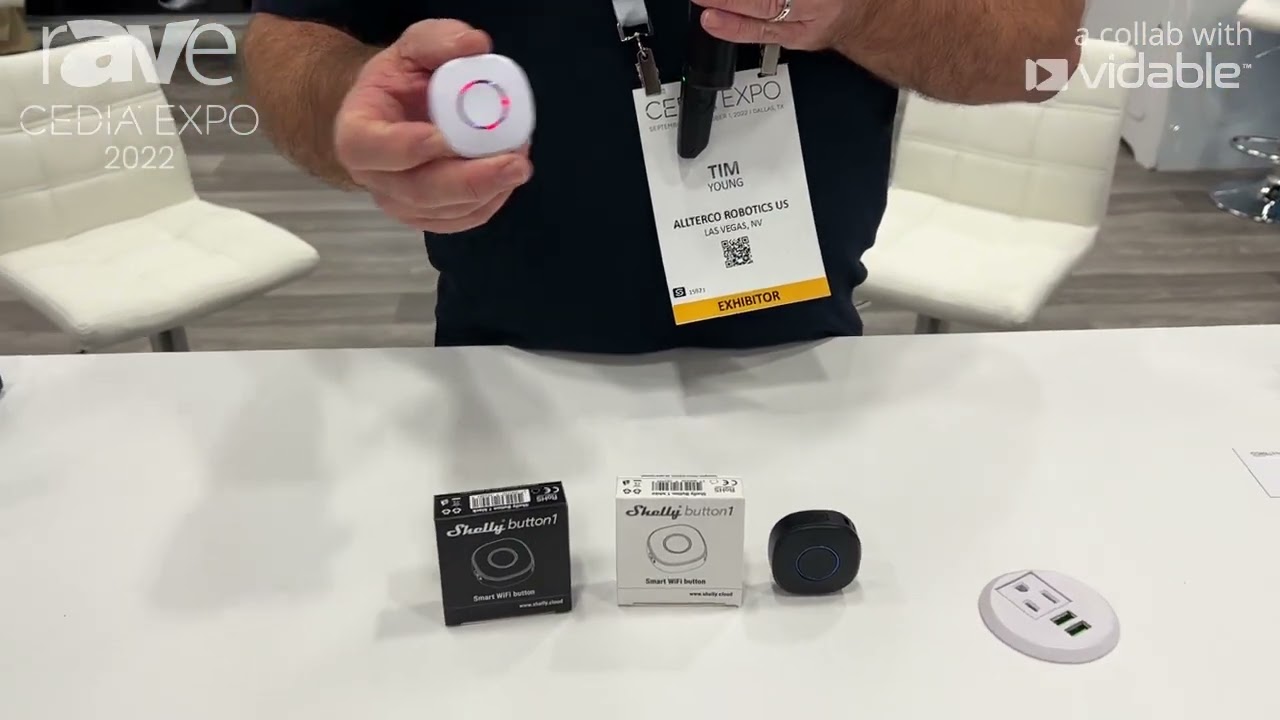 CEDIA Expo 22: Allterco Robotics US Presents Shelly Button1 Smart Wi-Fi Button