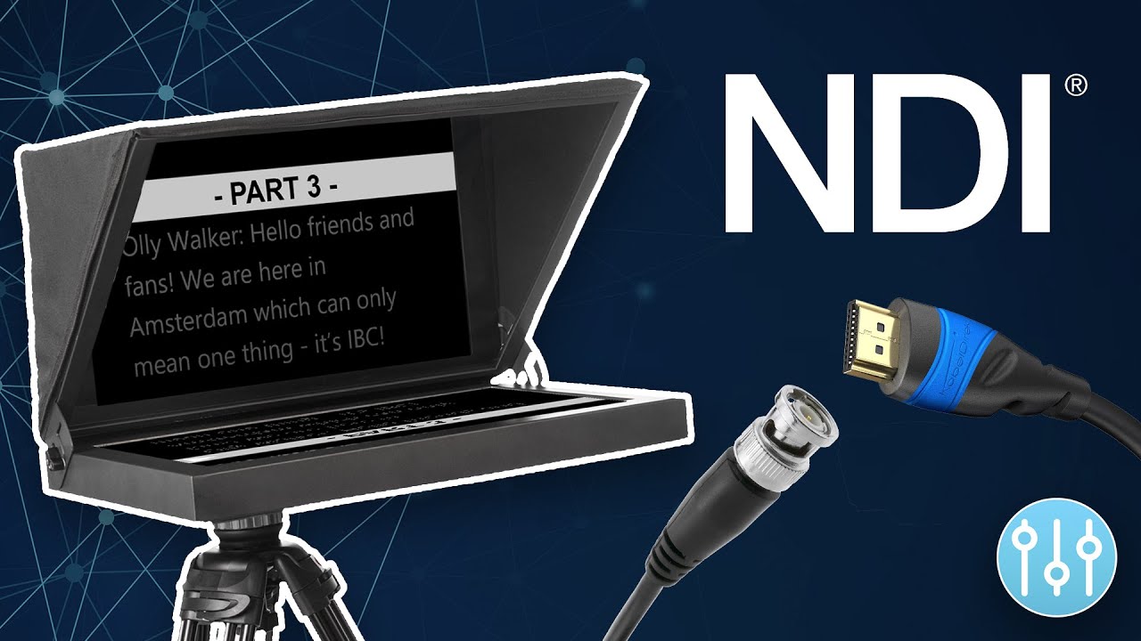 NDI Teleprompter?! How to output the Central Control Prompter!