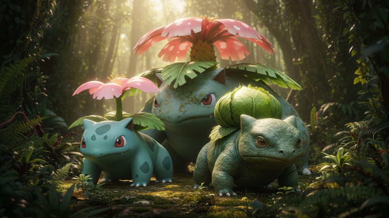 Pokémon in Real Life: The Life of Bulbasaur: From Newborn to Gigantamax | Evolution Journey