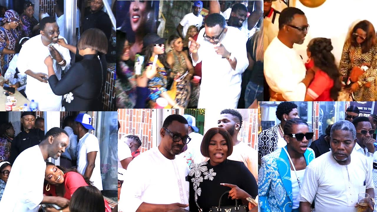 Pasuma, Small Doctor, Ididowo Celebrate Wasilat, Pasuma's Daughter As She Opens Her Office in Ikeja
