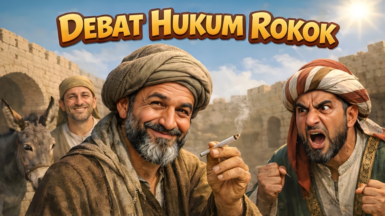 ROKOK HARAM ATAU MAKRUH?BEGINI JAWABAN CERDAS ABU NAWAS- HUMOR SUFI