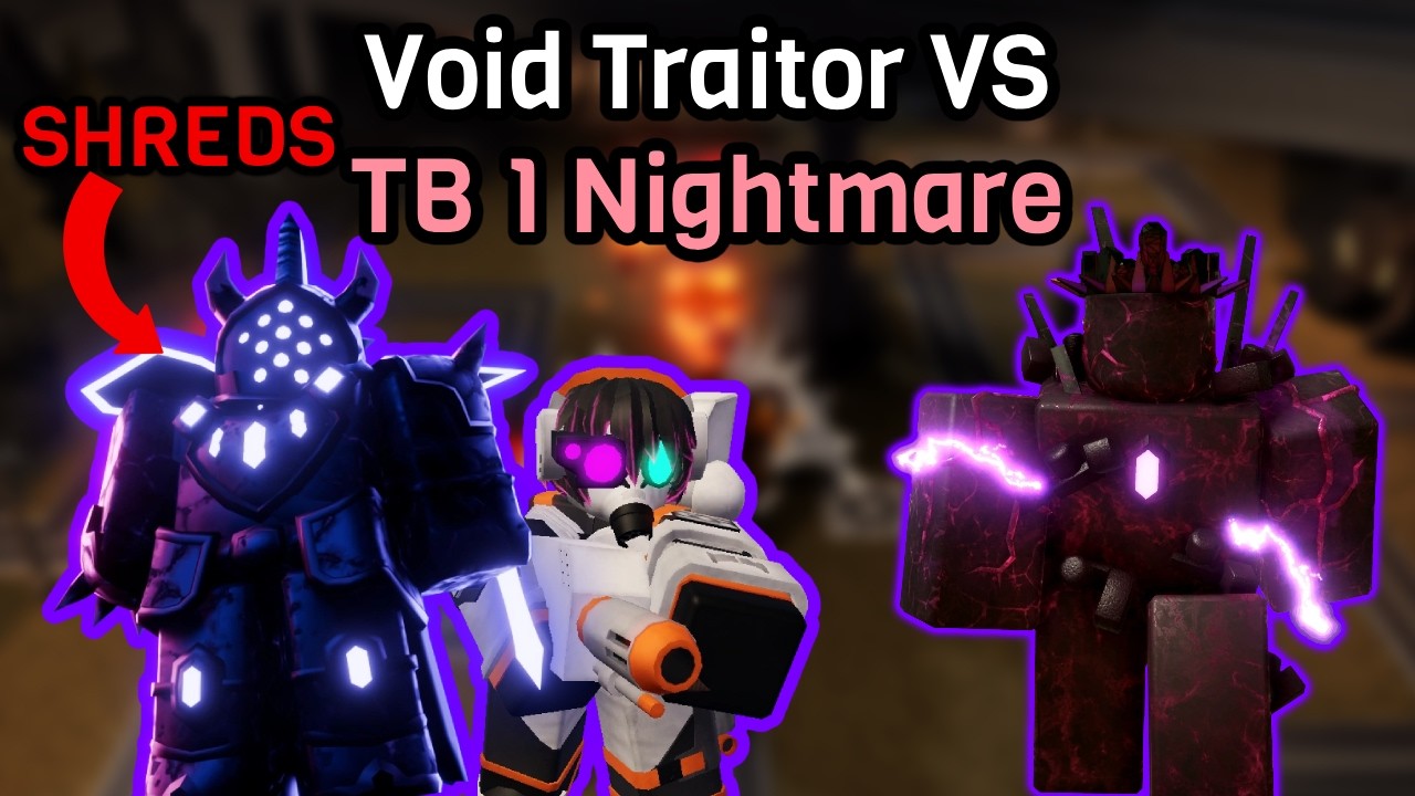 DESTROYING TB I Nightmare With VOID TRAITOR | Tower Defense X