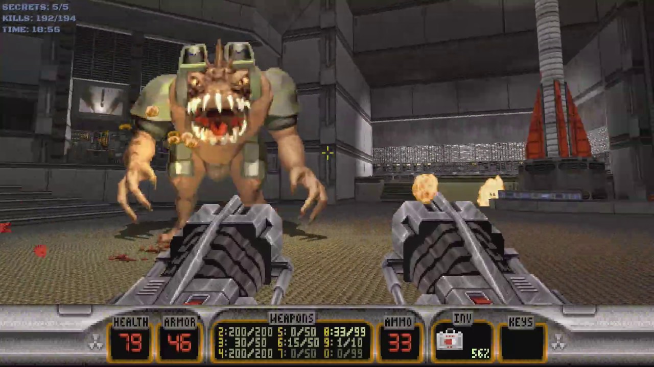 Duke Nukem 3D World Tour E5M2: Red Ruckus (100% Secrets)
