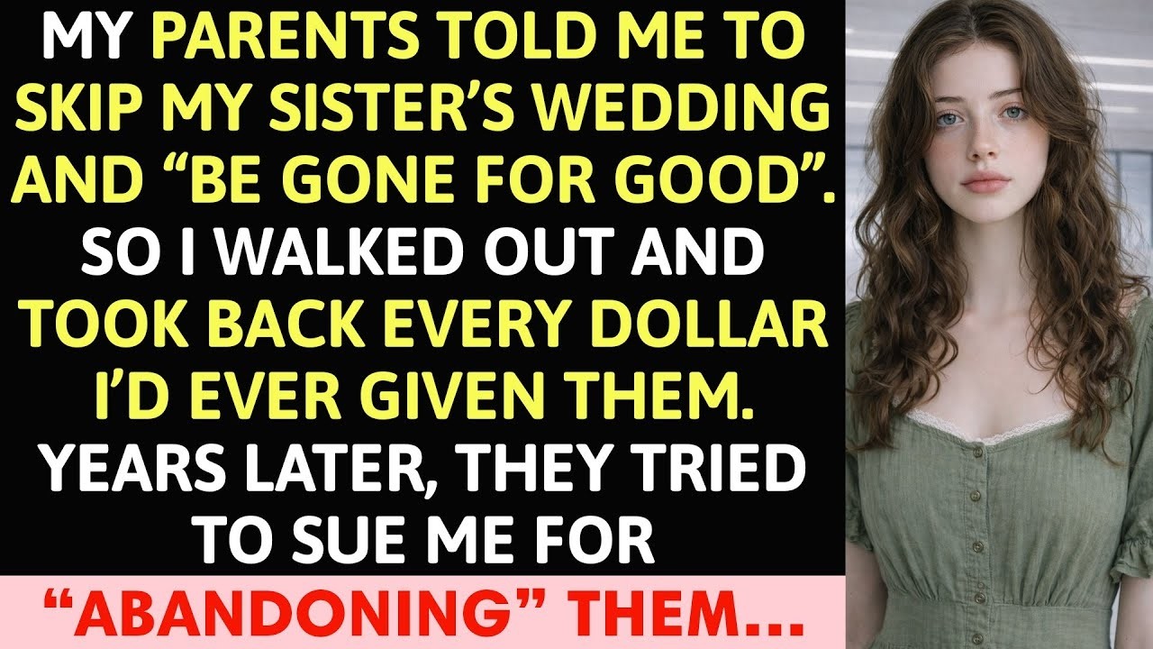 My Parents Told Me to Skip My Sister’s Wedding—So I Walked Away