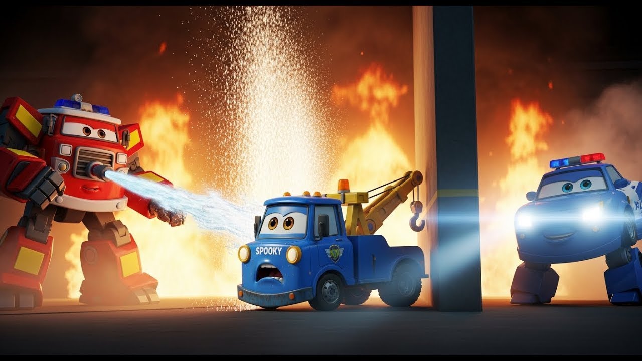 The Great Blackout Blaze #1│Fire Safety & Storm Rescue | Robocar Poli | Kids Cartoons & STEM Lessons