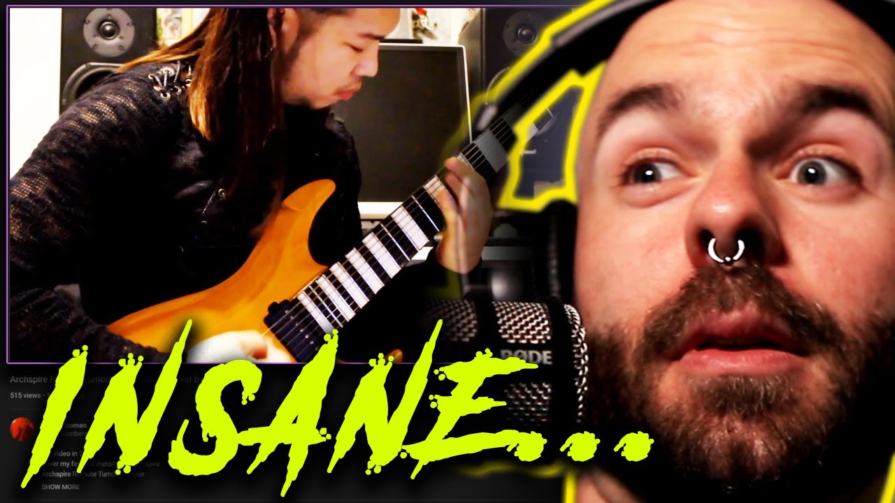 This guitar video is INSANE... Dean Watches MORE Archspire Covers on YouTube