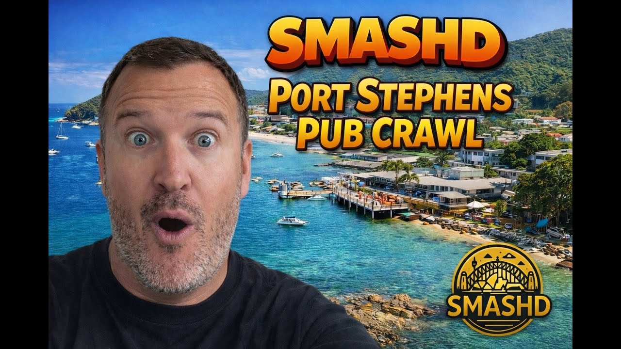 SMASHD: Port Stephens Pub Crawl | Coastal Views, Classic Aussie Clubs & Seaside Stops