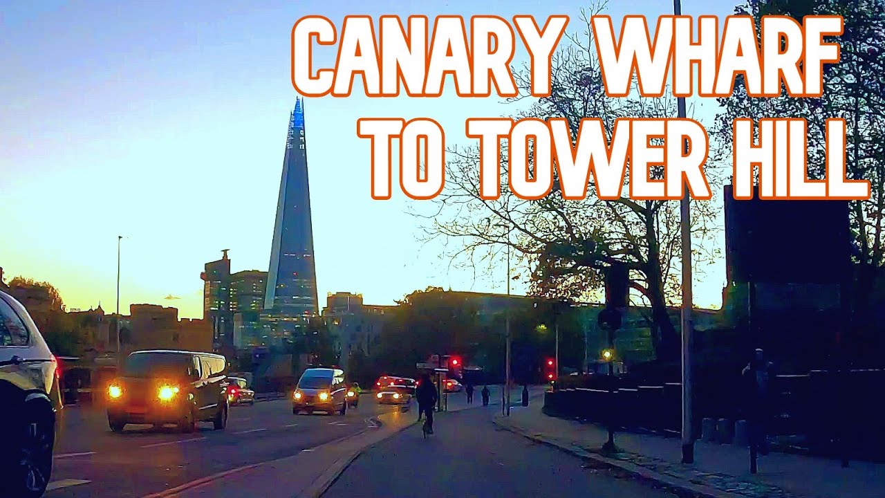 [4K Cycling] Canary Wharf to Tower Hill