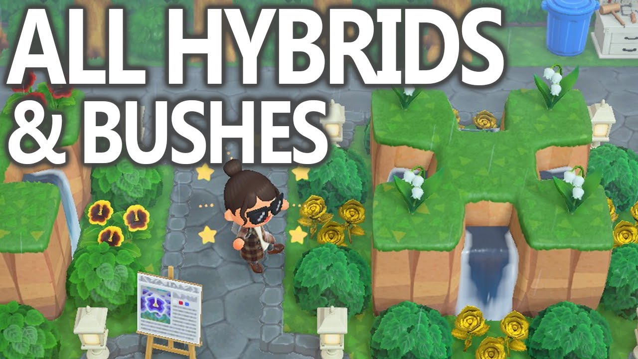 All Hybrid Flowers in Animal Crossing New Horizons & Bushes