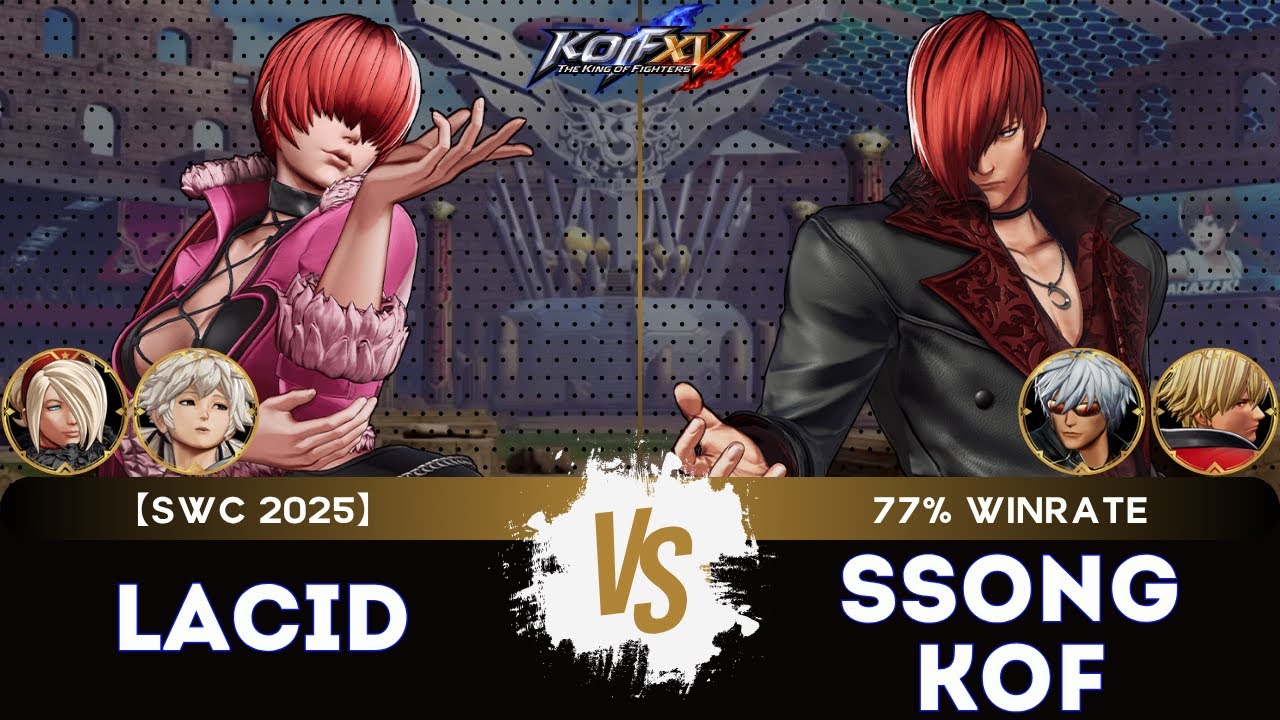 KOF XV🎞️LACID (Meitekun/Ash/Shermie) vs SSONG KOF (K'/Rock/Iori)🎞️Replay Match - 10/25