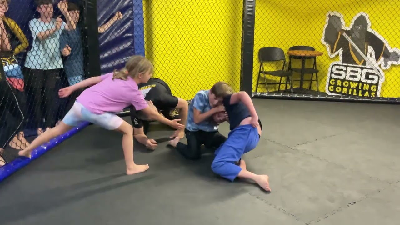 SBG Kids tag team 2024 Cobi and Ash vs Finn and Joel