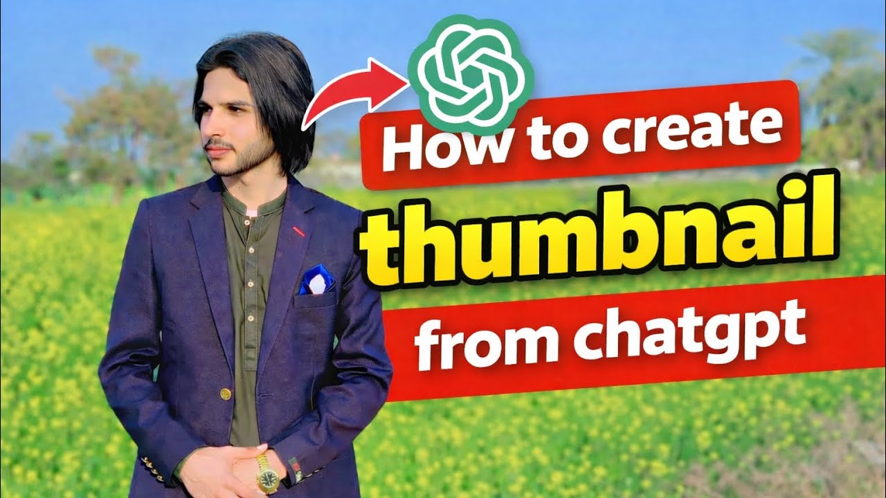 How to Create Thumbnail from ChatGPT | AI YouTube Thumbnail Tutorial