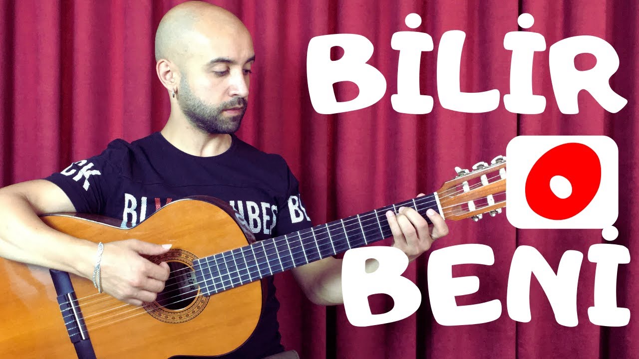 Pinhani - BİLİR O BENİ Gitar Dersi - Baresiz Kolay Versiyon - 3 Kolay Akorlu Şarkılar