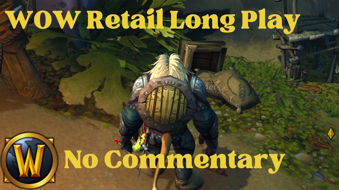 World Of Warcraft Long Play | No  Commentary | Warrior Build | Lvl 1-10