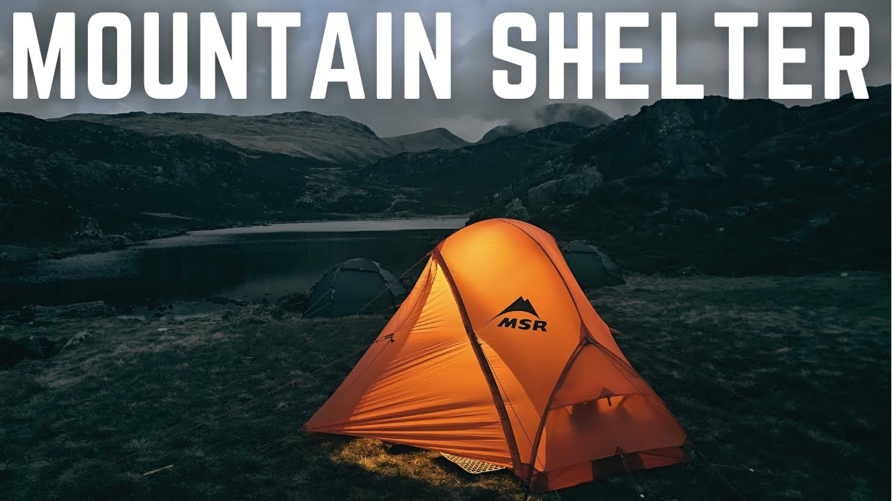 Bad Weather Mountain Camping in the MSR Access 1 Tent | Lake District National Park