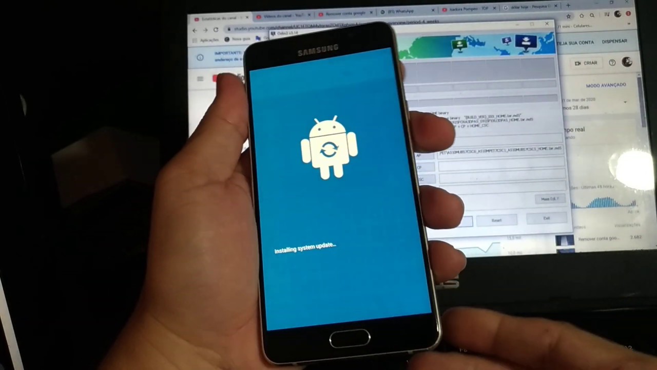 Remover conta google A510M - B7 quando não aparece o Svoice   Método novo