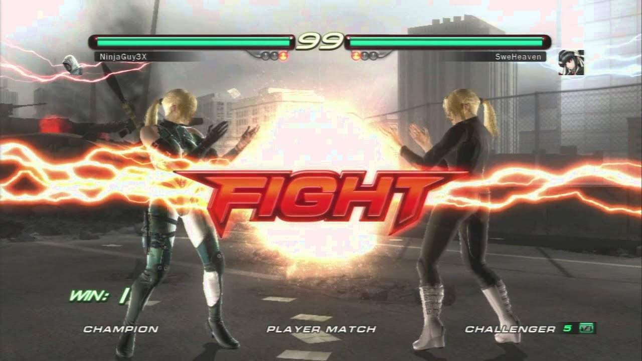 Tekken 6 - Nina vs Nina