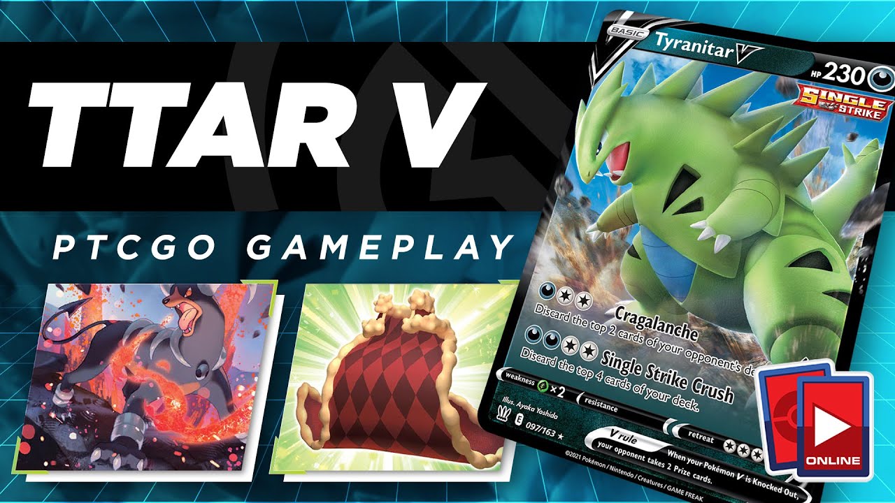 Tyranitar V is WAY BETTER Than We Thought! - PTCGO (Battle Styles)