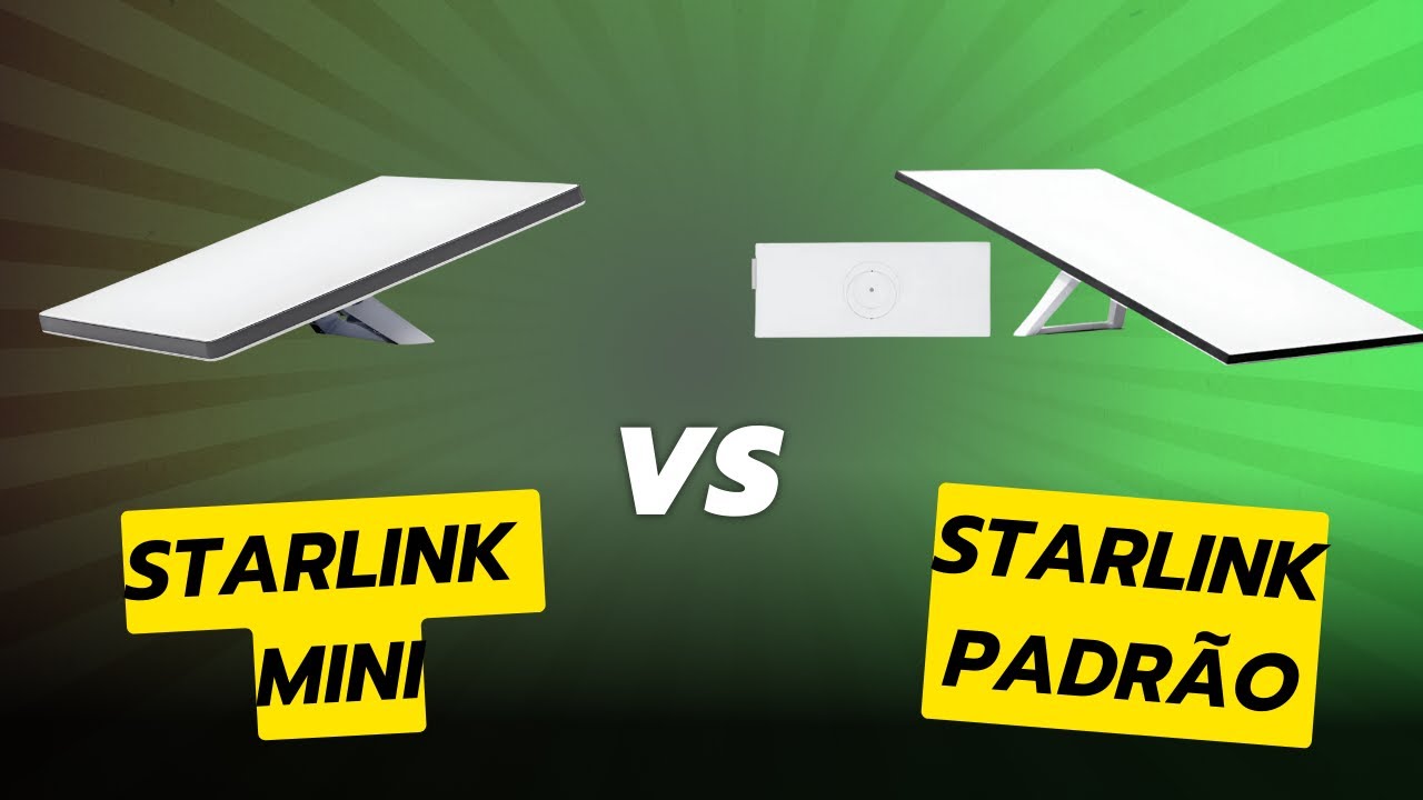 Starlink Mini ou Padrão: diferenças reais e qual escolher