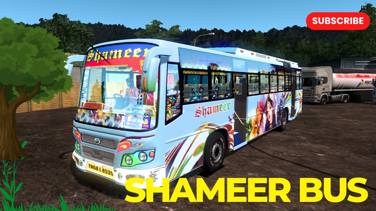 TN PRIVATE BUS DRIVING - ETS2 😎 🔥 | TAMIL GIRL GAMER
