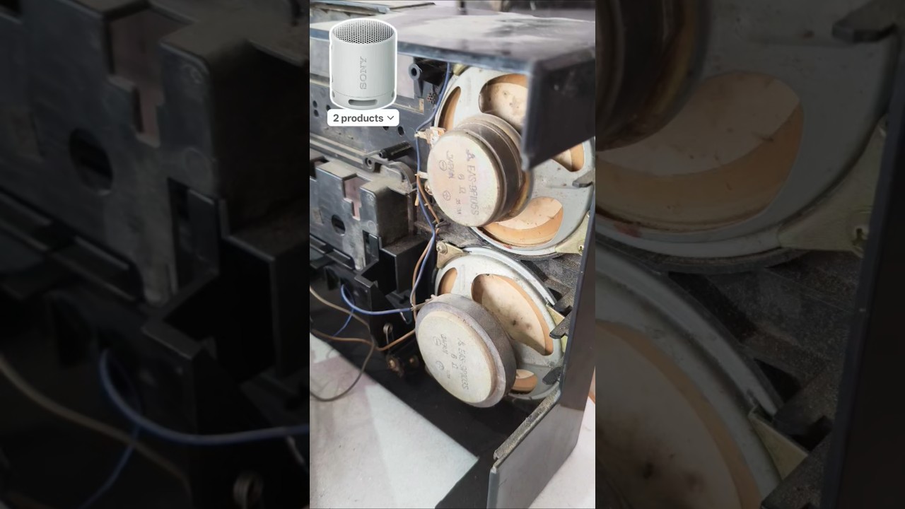 Old Tape Restoration 4 Speaker Stereo Made In Japan Product Music System 