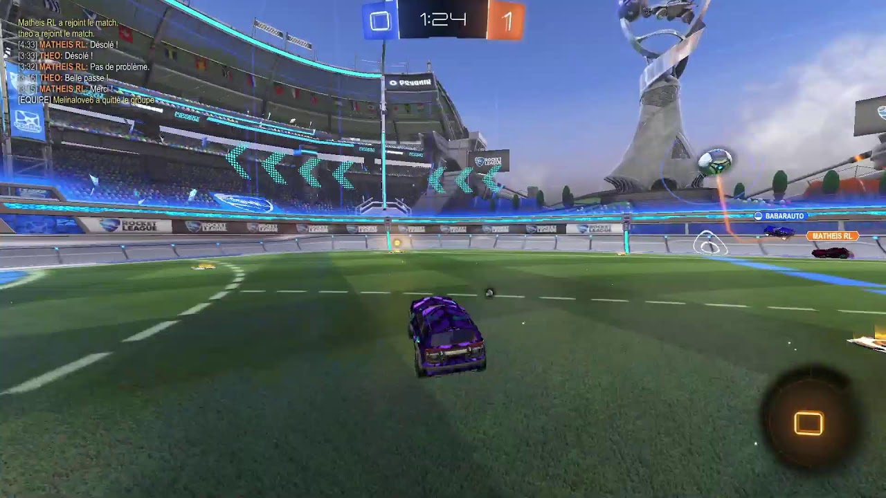 Petit live Rocket League (training + pp)