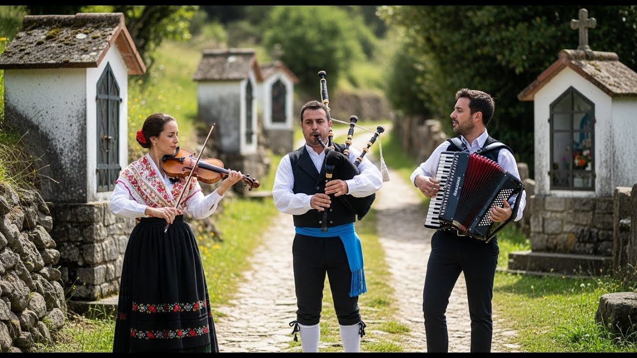 Legend Of The Valley Of The Ancestors | Celtic Village Music with Accordion and Flute