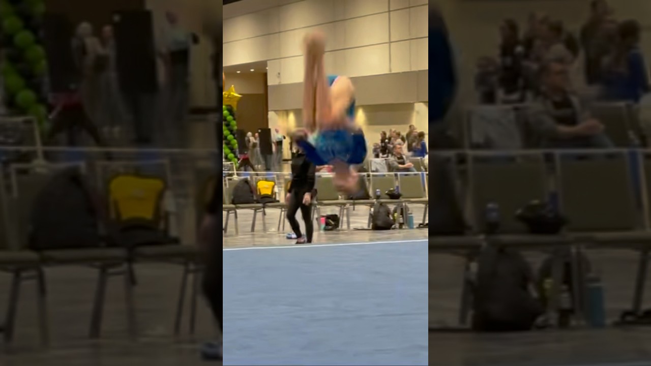Xcel Platinum Tumbling Pass #gymnast #usagymnastics #trending #tumbling