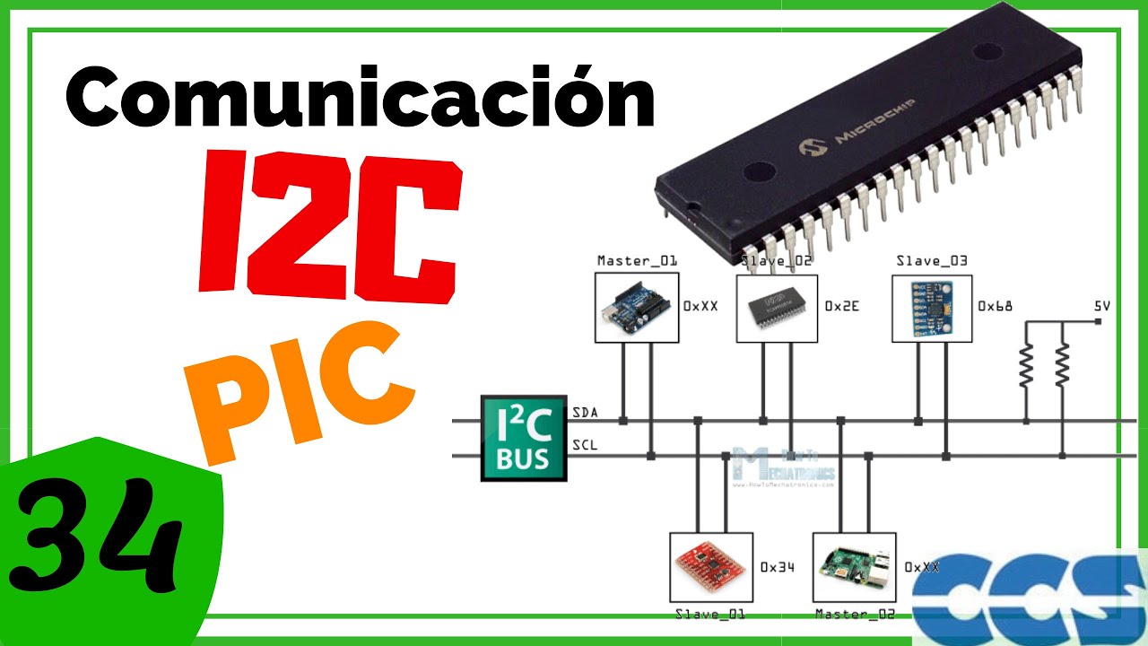 Comunicación I2C (Parte 1) - Programación de PIC en CCS C (PIC C) # 034