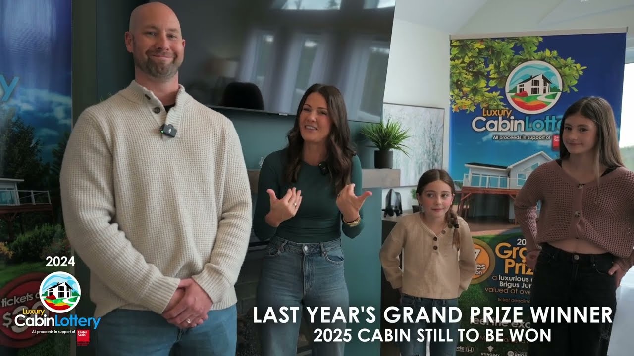 Easter Seals Luxury Cabin Lottery Last Year's 2024 Winner Video