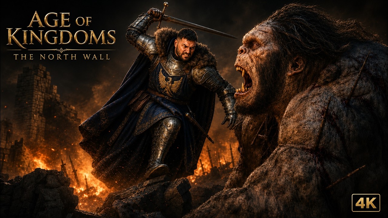 AGE OF KINGDOMS: The North Wall | Epic Fantasy | Film 4K | Język angielski | Wykonano przy użyciu Seedance 2.5 i Buzzy