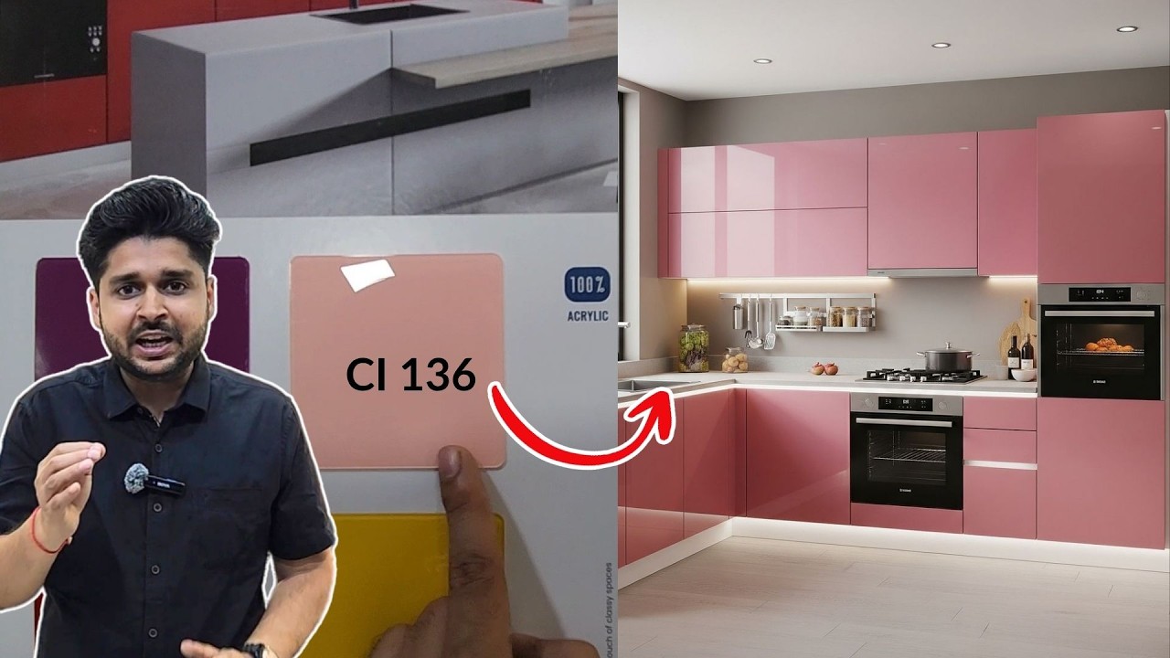 BEST Kitchen Color Combination with Codes I Acrylic Kitchen Design Ideas 2025 I