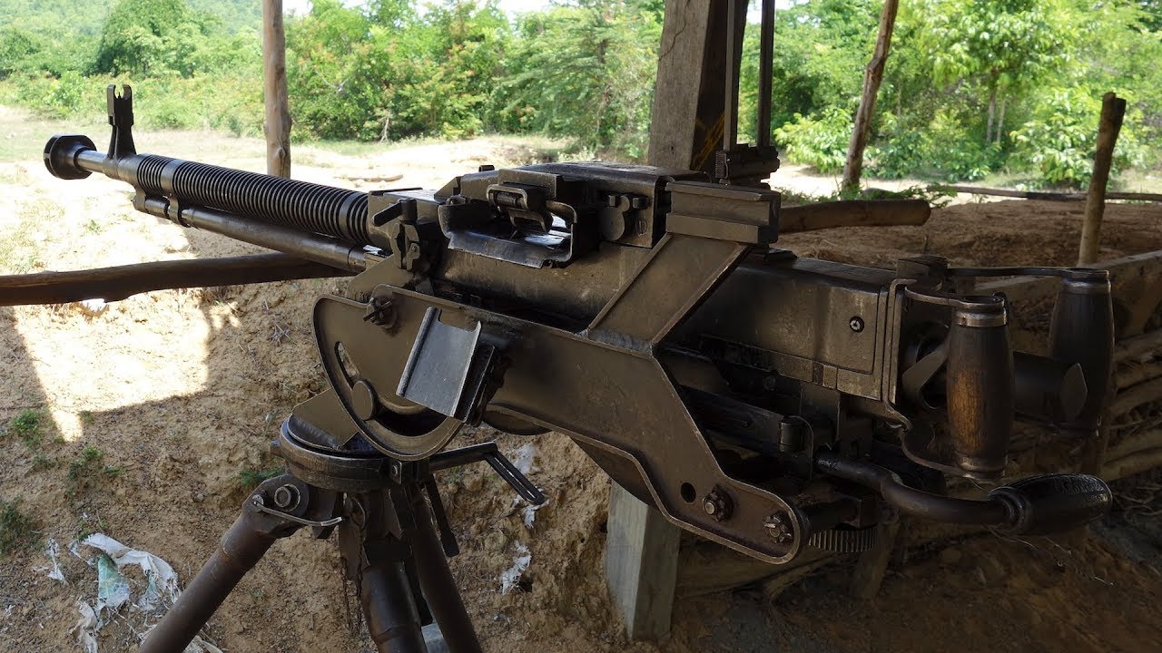 実弾射撃 DShK 38 重機関銃 12.7mm (DShK 1938 HMG 12.7mm)