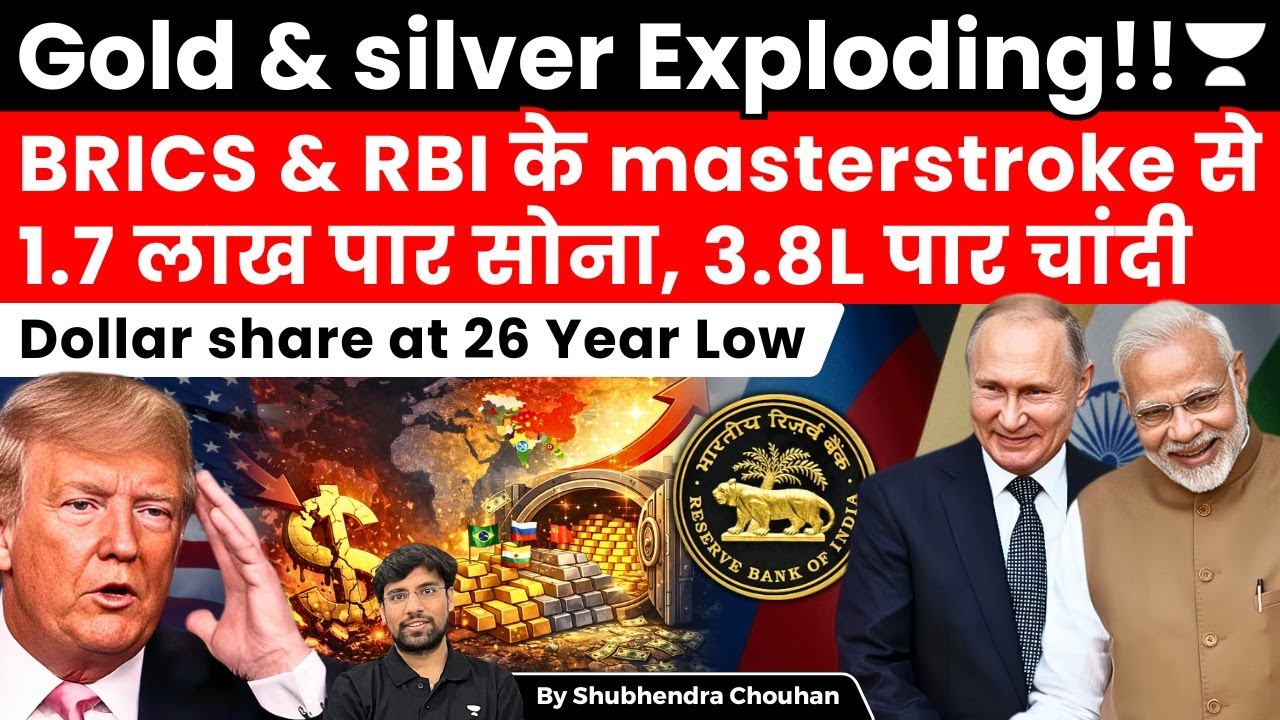 Why Gold & Silver Are Exploding in 2026 | BRICS, RBI Buying & Weakening US Dollar | Unacademy