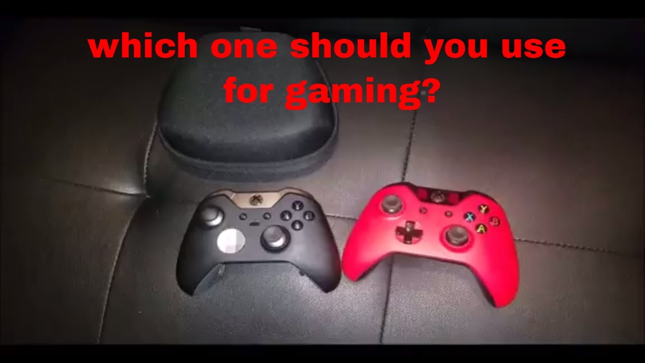 XBOX ONE ELITE CONTROLLER VS SCUF PRO CONTROLLER