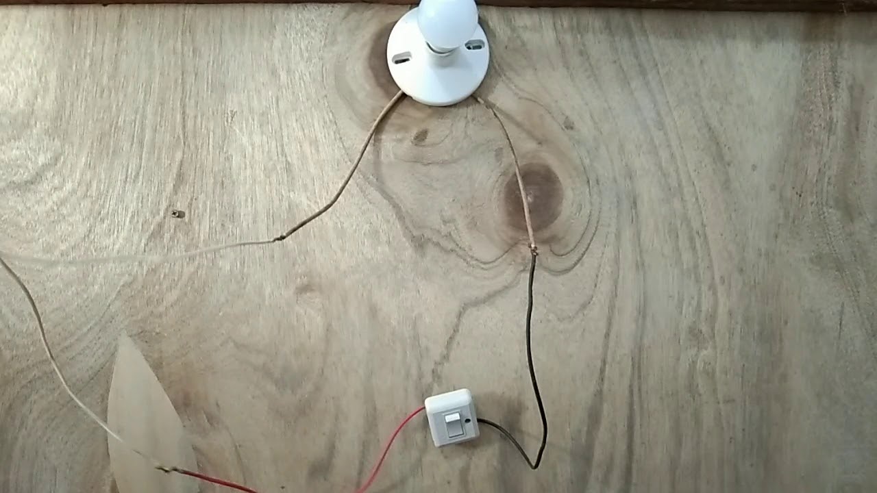 SINGLE SWITCH WIRING TUTORIAL