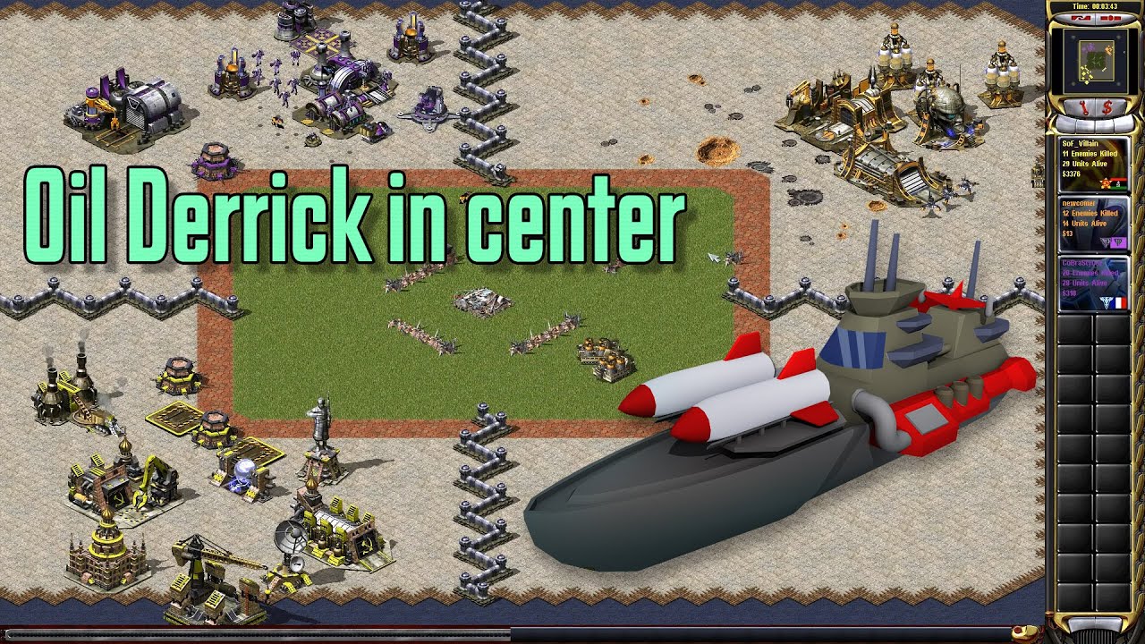 Red Alert 2 & Yuri's Revenge - Oil in Center v7