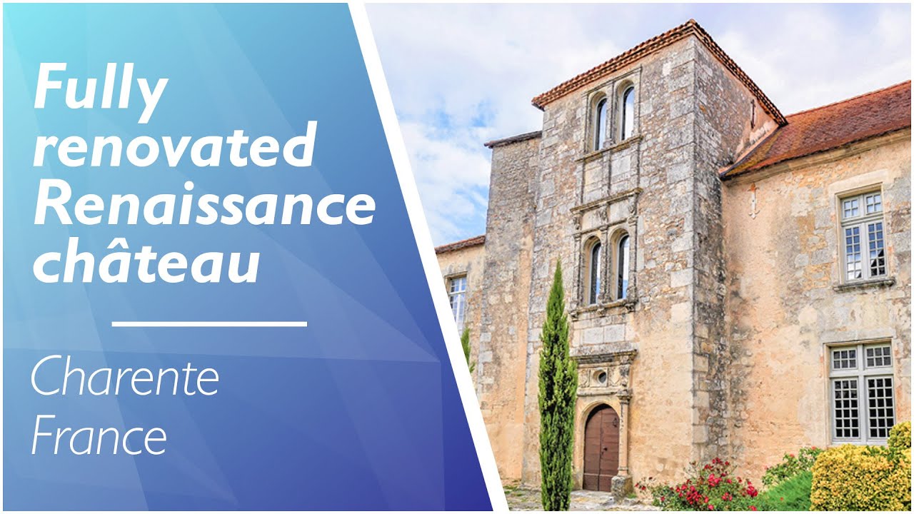 Stunning 16th-Century Chateau for sale in South-Charente with independent priory - Ref.: 111427JMI16